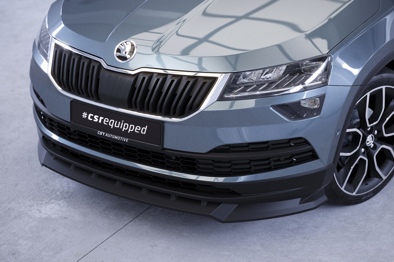 CSR Frontspoiler | Cup-Spoilerlippe mit ABE für Skoda Karoq CSL495