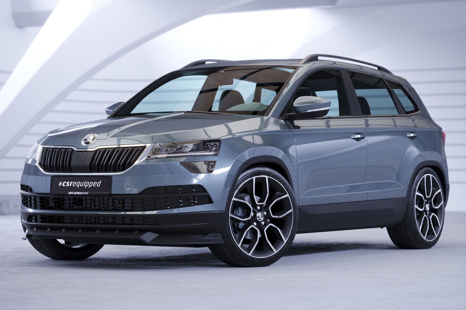 CSR Frontspoiler | Cup-Spoilerlippe mit ABE für Skoda Karoq CSL495
