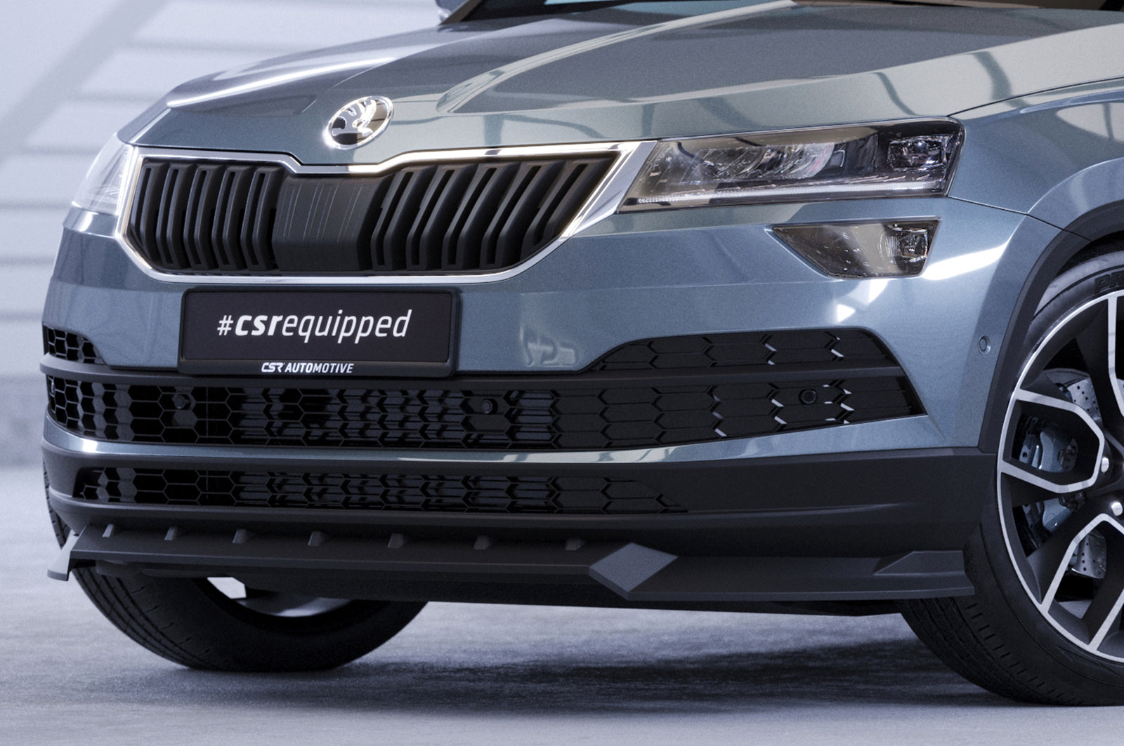 CSR Frontspoiler | Cup-Spoilerlippe mit ABE für Skoda Karoq CSL495