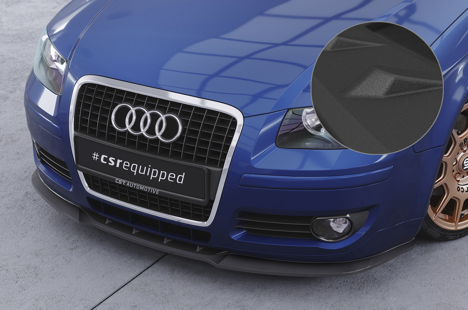 CSR Frontspoiler | Cup-Spoilerlippe mit ABE für Audi A3 (8P/8PA) CSL497