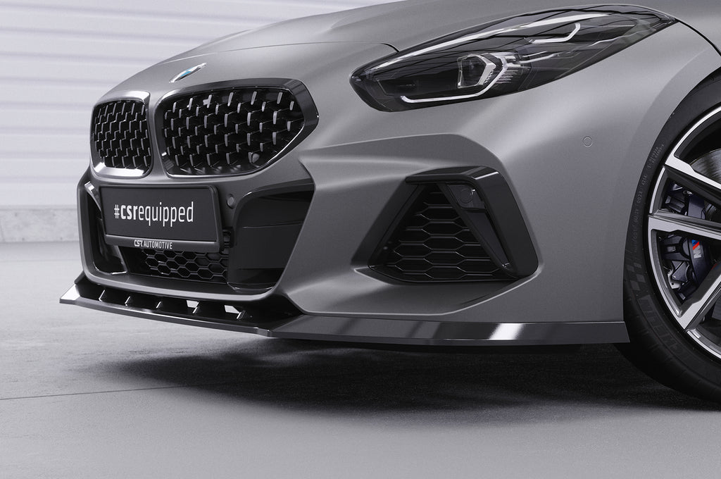 CSR Frontspoiler | Cup-Spoilerlippe mit ABE für BMW Z4 (G29) M-Paket/M40i CSL498-S Strukturiert schwarz matt (keine Lackierung erforderlich)