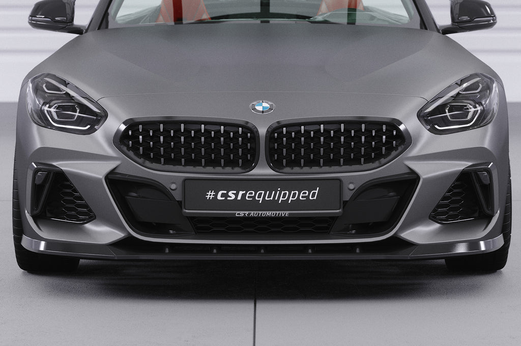 CSR Frontspoiler | Cup-Spoilerlippe mit ABE für BMW Z4 (G29) M-Paket/M40i CSL498-S Strukturiert schwarz matt (keine Lackierung erforderlich)