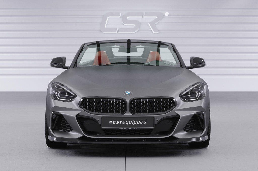 CSR Frontspoiler | Cup-Spoilerlippe mit ABE für BMW Z4 (G29) M-Paket/M40i CSL498-S Strukturiert schwarz matt (keine Lackierung erforderlich)