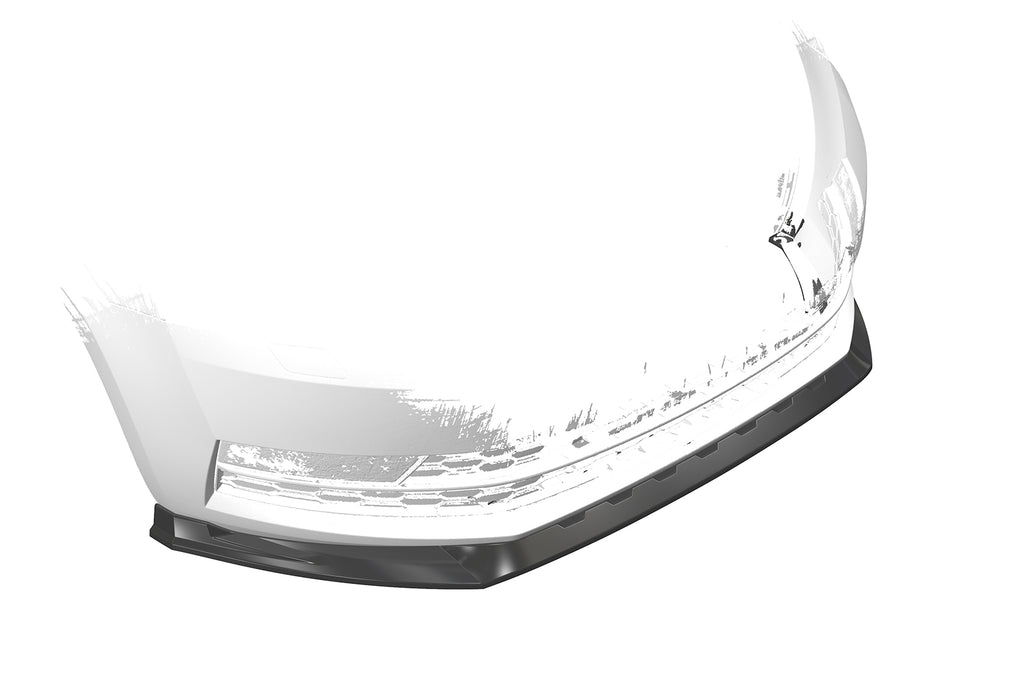 CSR Frontspoiler | Cup-Spoilerlippe mit ABE für Skoda Octavia 3 (Typ 5E) CSL499-S Strukturiert schwarz matt (keine Lackierung erforderlich)