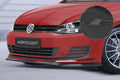 CSR Frontspoiler | Cup-Spoilerlippe mit ABE für VW Golf 7 CSL500-S Strukturiert schwarz matt (keine Lackierung erforderlich)