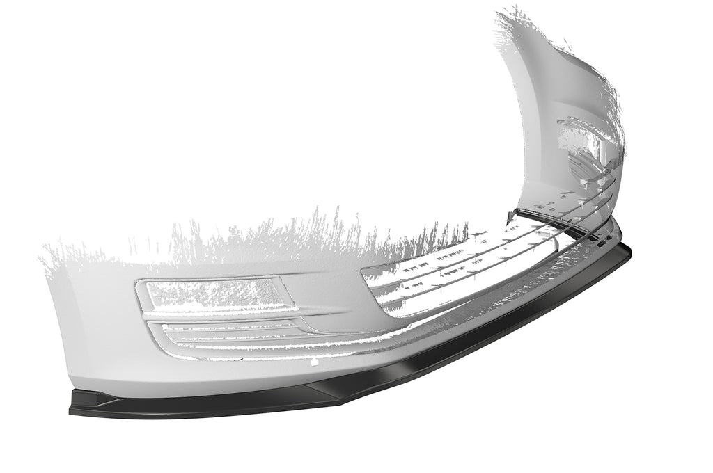 CSR Frontspoiler | Cup-Spoilerlippe mit ABE für VW Golf 7 CSL500-S Strukturiert schwarz matt (keine Lackierung erforderlich)