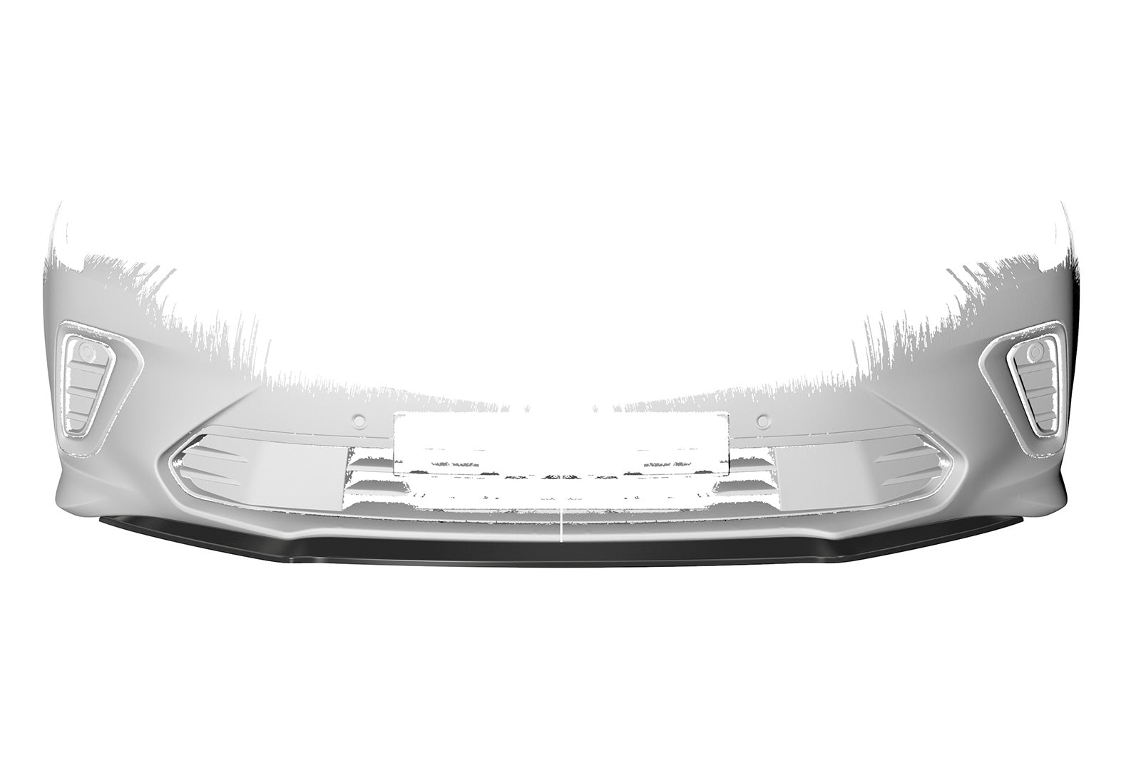 CSR Frontspoiler | Cup-Spoilerlippe mit ABE für Opel Insignia B Gsi CSL505-G Glossy schwarz Hochglanz (keine Lackierung erforderlich)