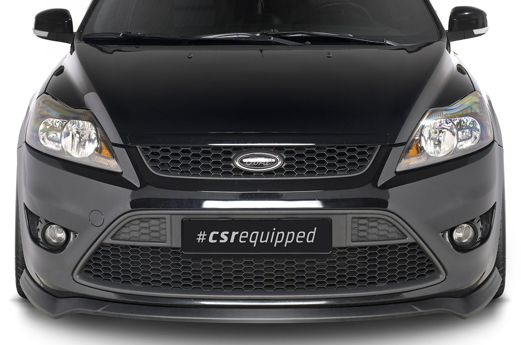 CSR Frontspoiler | Cup-Spoilerlippe mit ABE für Ford Focus MK2 ST CSL509-L Unlackiert roh (Lackierung erforderlich)