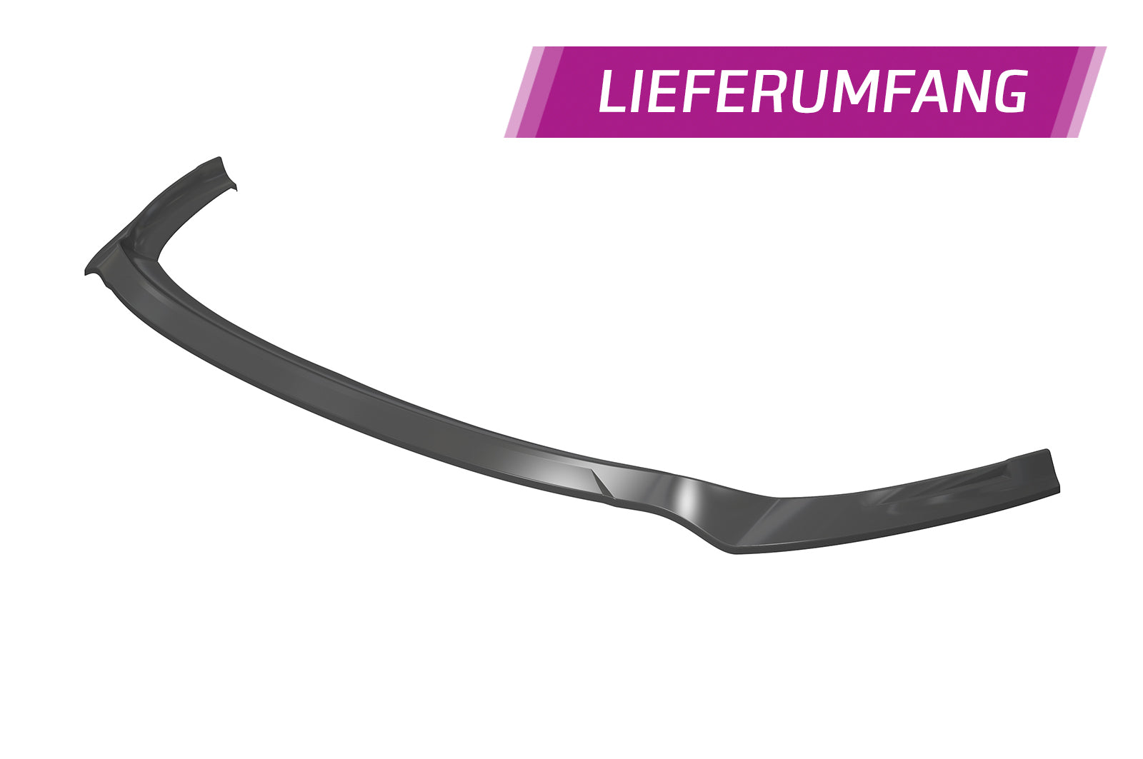CSR Frontspoiler | Cup-Spoilerlippe mit ABE für Ford Focus MK2 ST CSL509-L Unlackiert roh (Lackierung erforderlich)