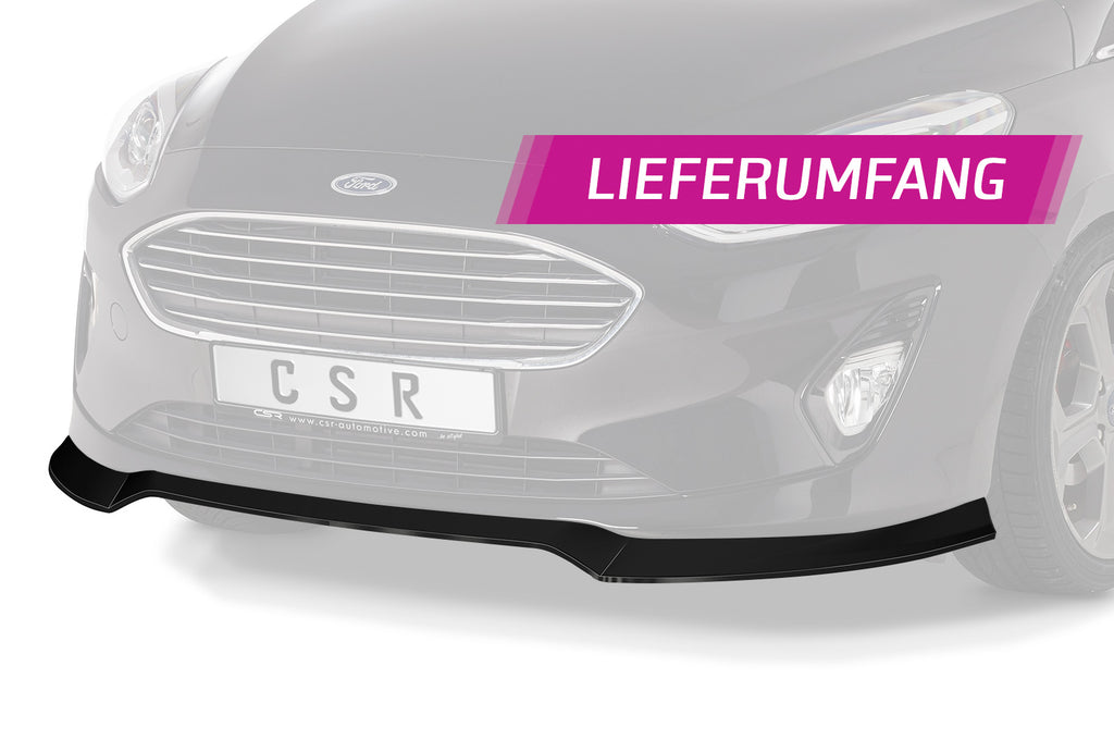 CSR Frontspoiler | Cup-Spoilerlippe mit ABE für Ford Fiesta MK8 CSL510