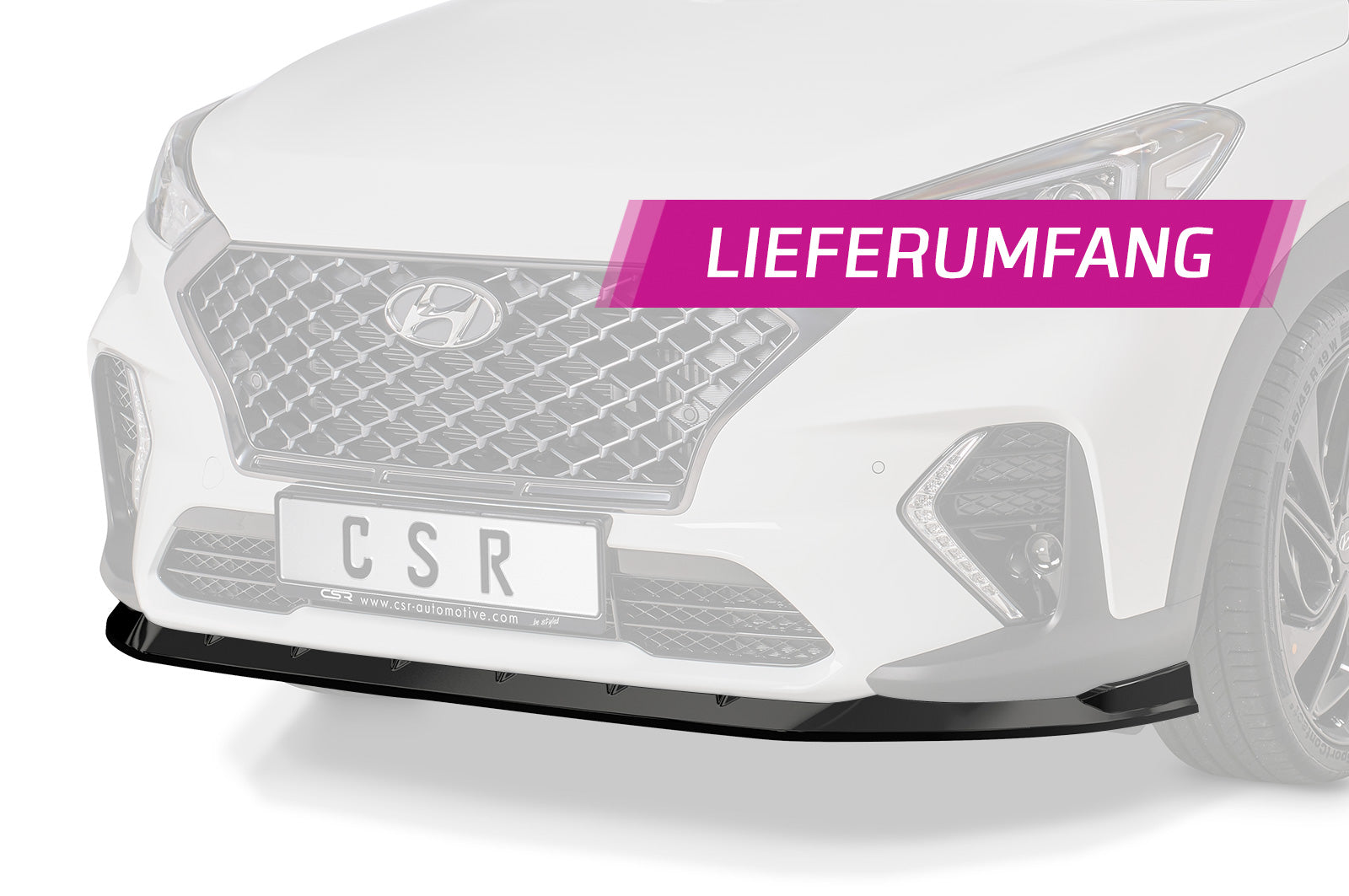 CSR Frontspoiler | Cup-Spoilerlippe mit ABE für Hyundai Tucson (TLE) N-Line CSL511