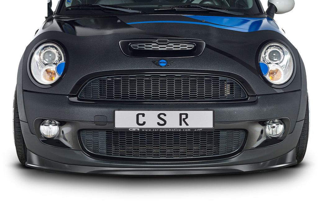 CSR Frontspoiler | Cup-Spoilerlippe mit ABE für Mini Cooper S  R56 CSL512-S Strukturiert schwarz matt (keine Lackierung erforderlich)