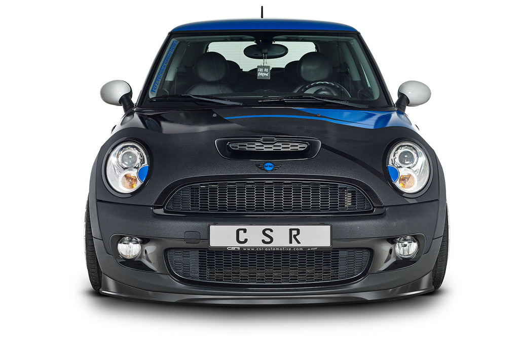 CSR Frontspoiler | Cup-Spoilerlippe mit ABE für Mini Cooper S  R56 CSL512-L Unlackiert roh (Lackierung erforderlich)