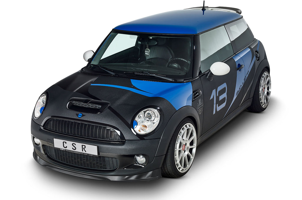 CSR Frontspoiler | Cup-Spoilerlippe mit ABE für Mini Cooper S  R56 CSL512-S Strukturiert schwarz matt (keine Lackierung erforderlich)