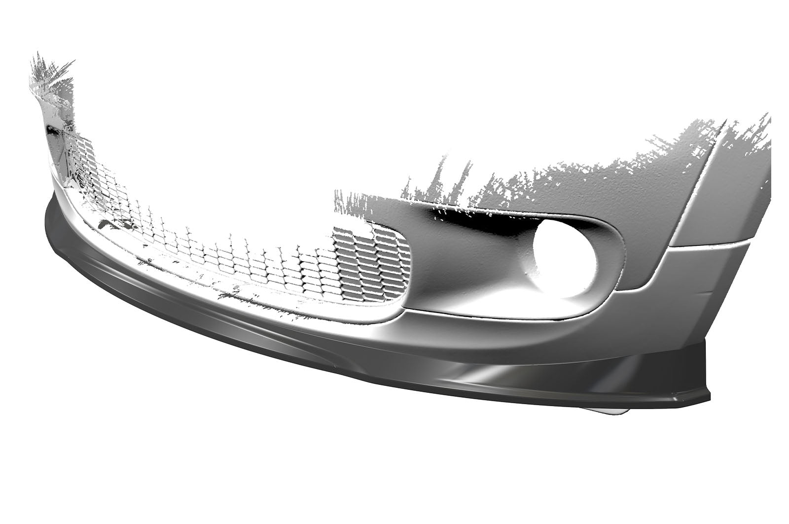 CSR Frontspoiler | Cup-Spoilerlippe mit ABE für Mini Cooper S  R56 CSL512-C Carbon Look Hochglanz (keine Lackierung erforderlich)