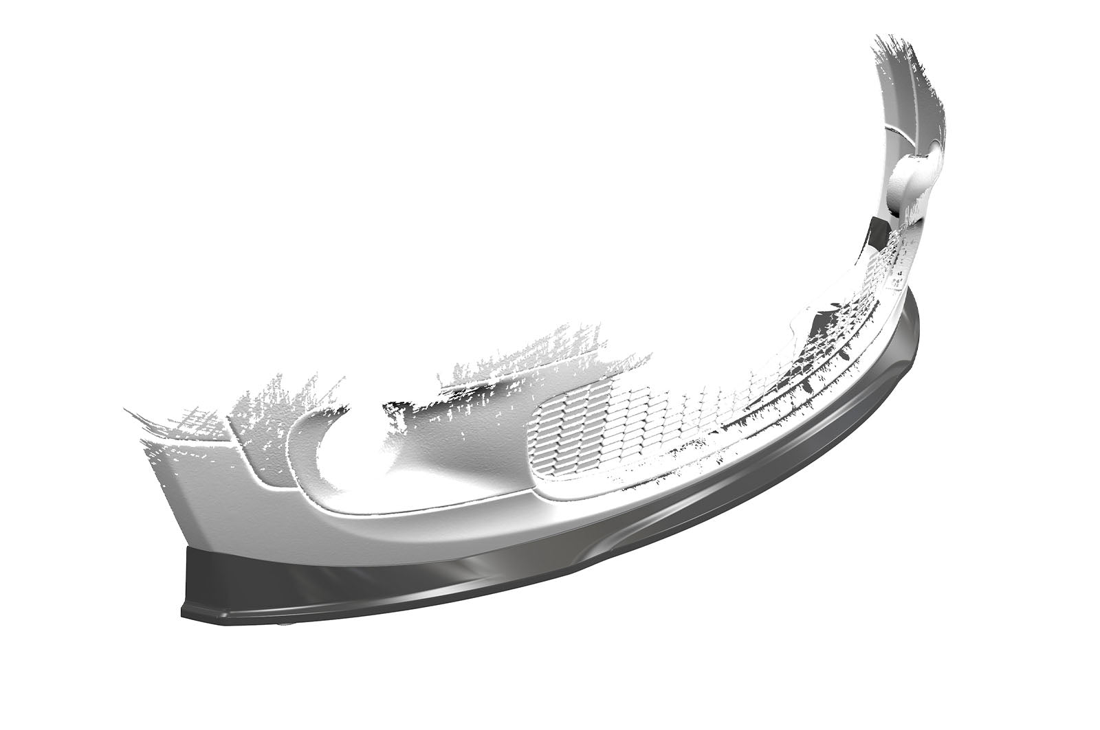 CSR Frontspoiler | Cup-Spoilerlippe mit ABE für Mini Cooper S  R56 CSL512-L Unlackiert roh (Lackierung erforderlich)