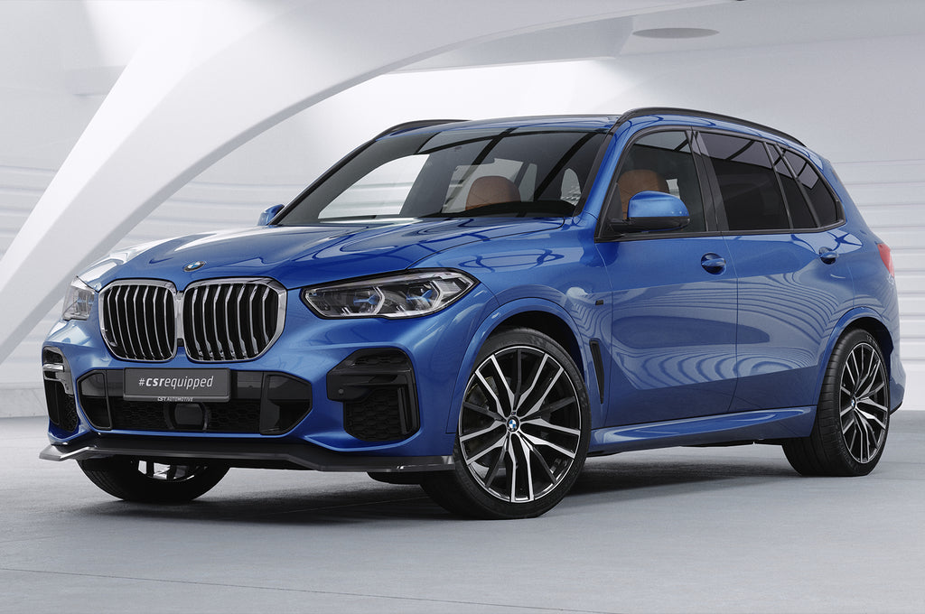CSR Frontspoiler | Cup-Spoilerlippe mit ABE für BMW X5 (G05) M-Paket CSL513-S Strukturiert schwarz matt (keine Lackierung erforderlich)