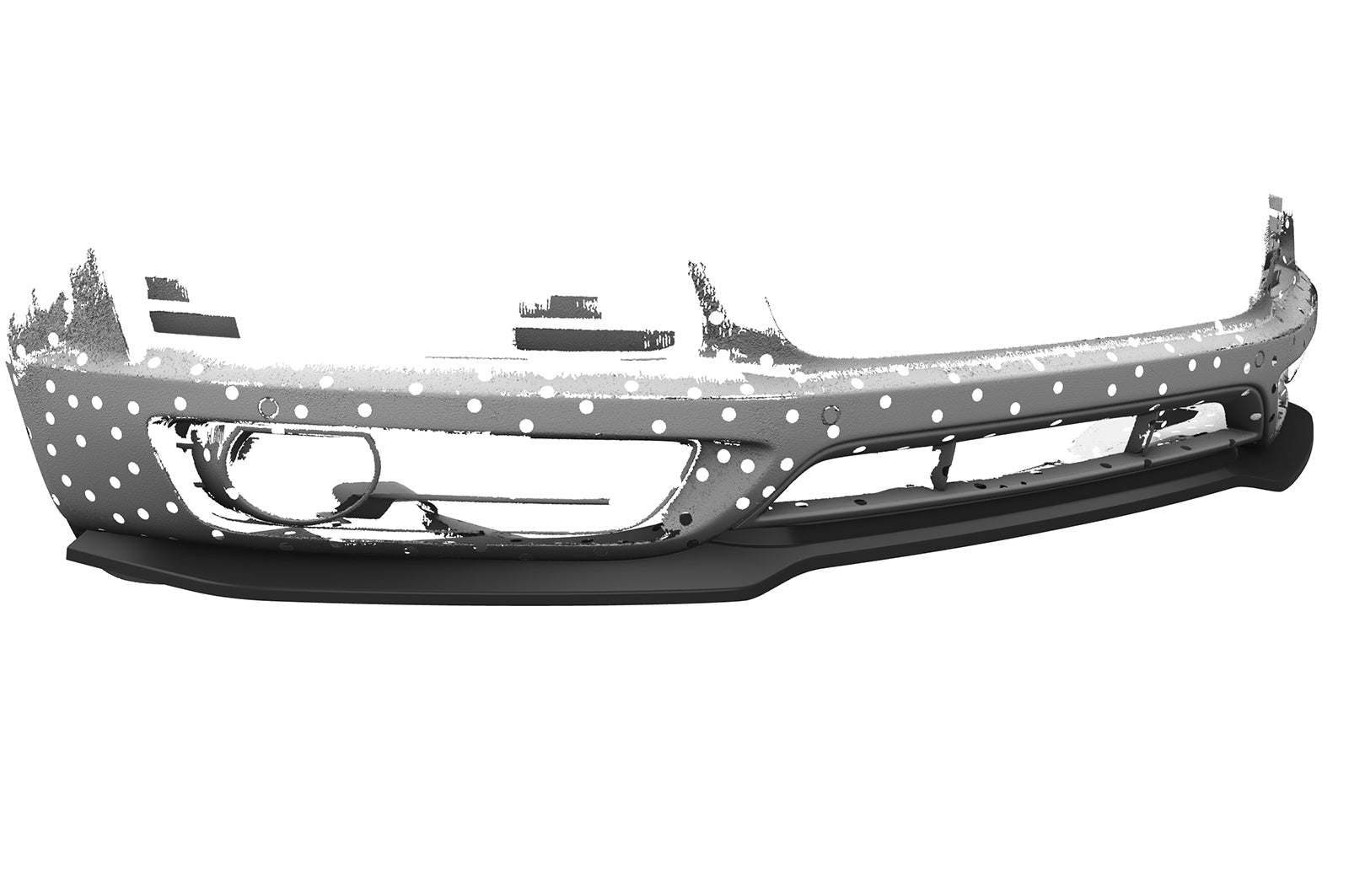 CSR Frontspoiler | Cup-Spoilerlippe mit ABE für Audi Q7 (4L) S-Line CSL515-C Carbon Look Hochglanz (keine Lackierung erforderlich)