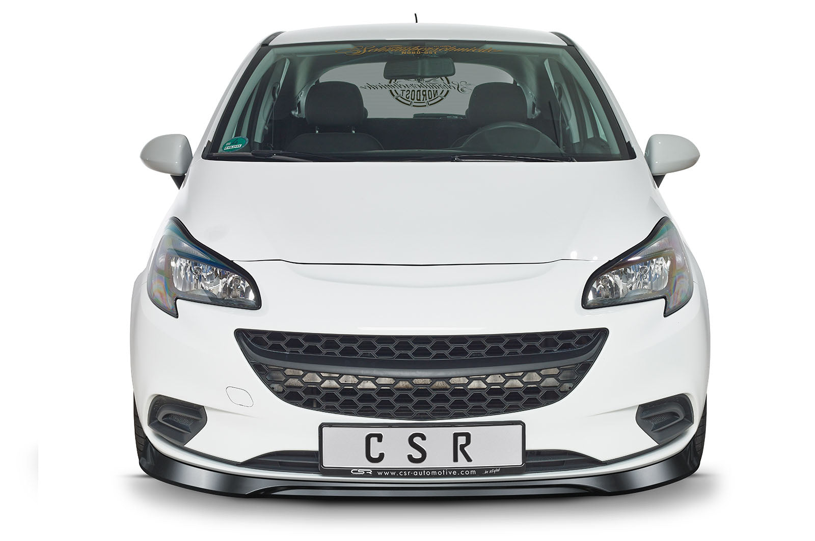 CSR Frontspoiler | Cup-Spoilerlippe mit ABE für Opel Corsa E CSL516-L Unlackiert roh (Lackierung erforderlich)