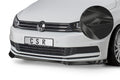CSR Frontspoiler | Cup-Spoilerlippe mit ABE für VW Touran II (Typ 5T) CSL517-C Carbon Look Hochglanz (keine Lackierung erforderlich)