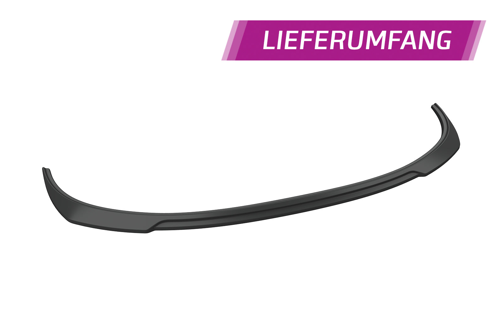 CSR Frontspoiler | Cup-Spoilerlippe mit ABE für Citroen DS3 CSL518-G Glossy schwarz Hochglanz (keine Lackierung erforderlich)