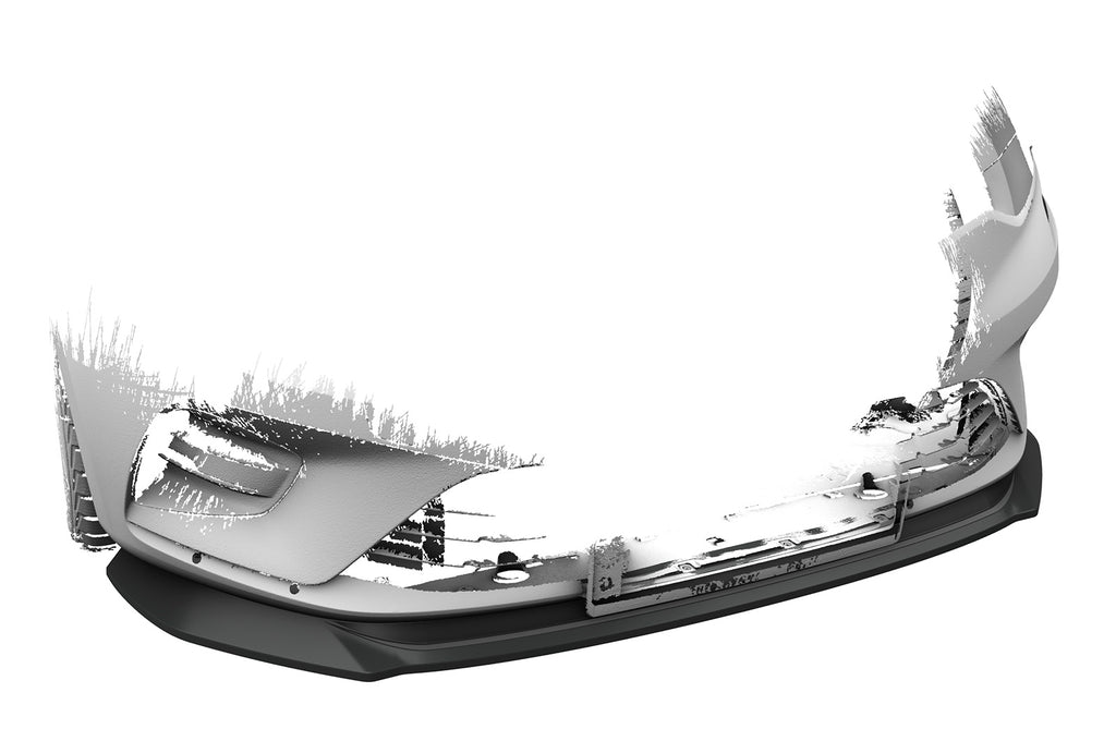 CSR Frontspoiler | Cup-Spoilerlippe mit ABE für Renault Clio V CSL520-C Carbon Look Hochglanz (keine Lackierung erforderlich)