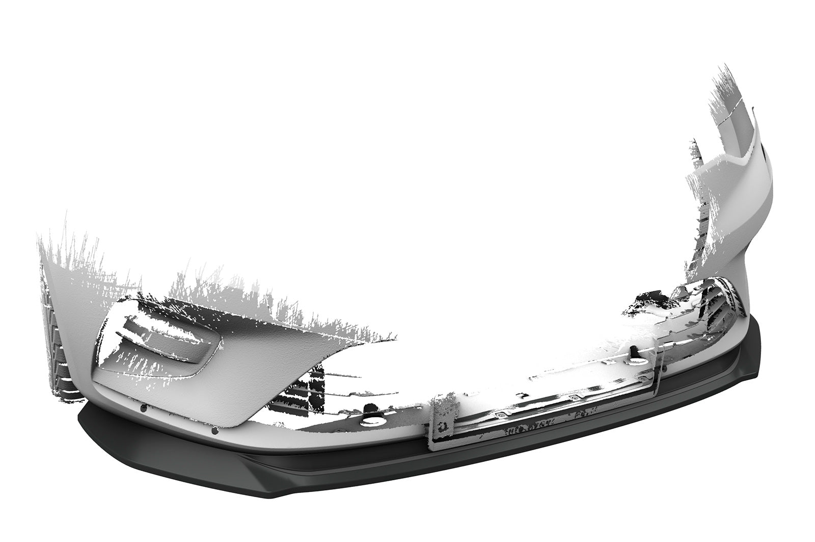 CSR Frontspoiler | Cup-Spoilerlippe mit ABE für Renault Clio V CSL520-L Lackierung erforderlich (unlackiert roh)