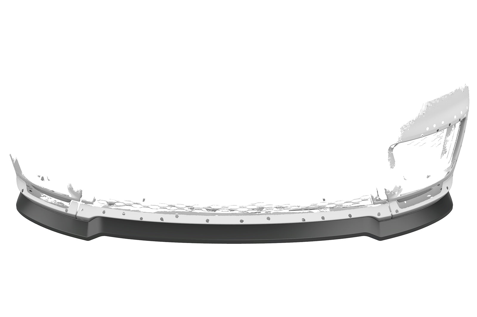 CSR Frontspoiler | Cup-Spoilerlippe mit ABE für Land Rover Range Rover Sport (L494) CSL521-S Strukturiert schwarz matt (keine Lackierung erforderlich)
