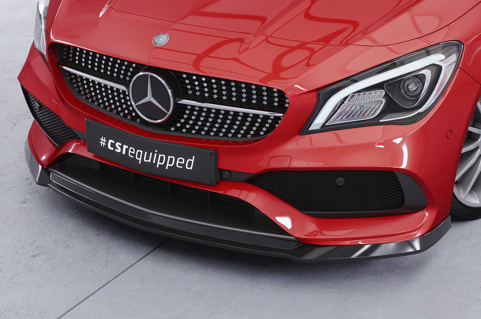 CSR Frontspoiler | Cup-Spoilerlippe mit ABE für Mercedes-Benz CLA 117 AMG-Line CSL522