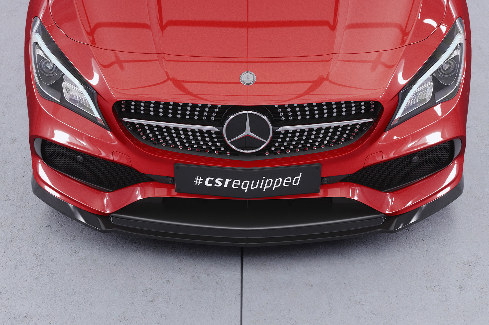 CSR Frontspoiler | Cup-Spoilerlippe mit ABE für Mercedes-Benz CLA 117 AMG-Line CSL522