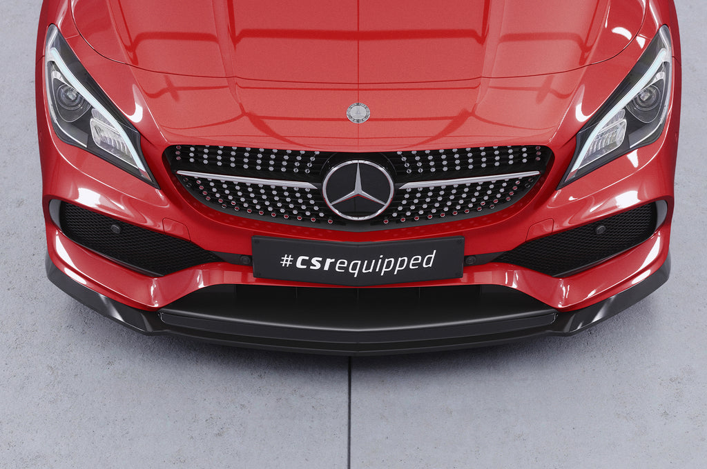 CSR Frontspoiler | Cup-Spoilerlippe mit ABE für Mercedes-Benz CLA 117 AMG-Line CSL522-L Unlackiert roh (Lackierung erforderlich)