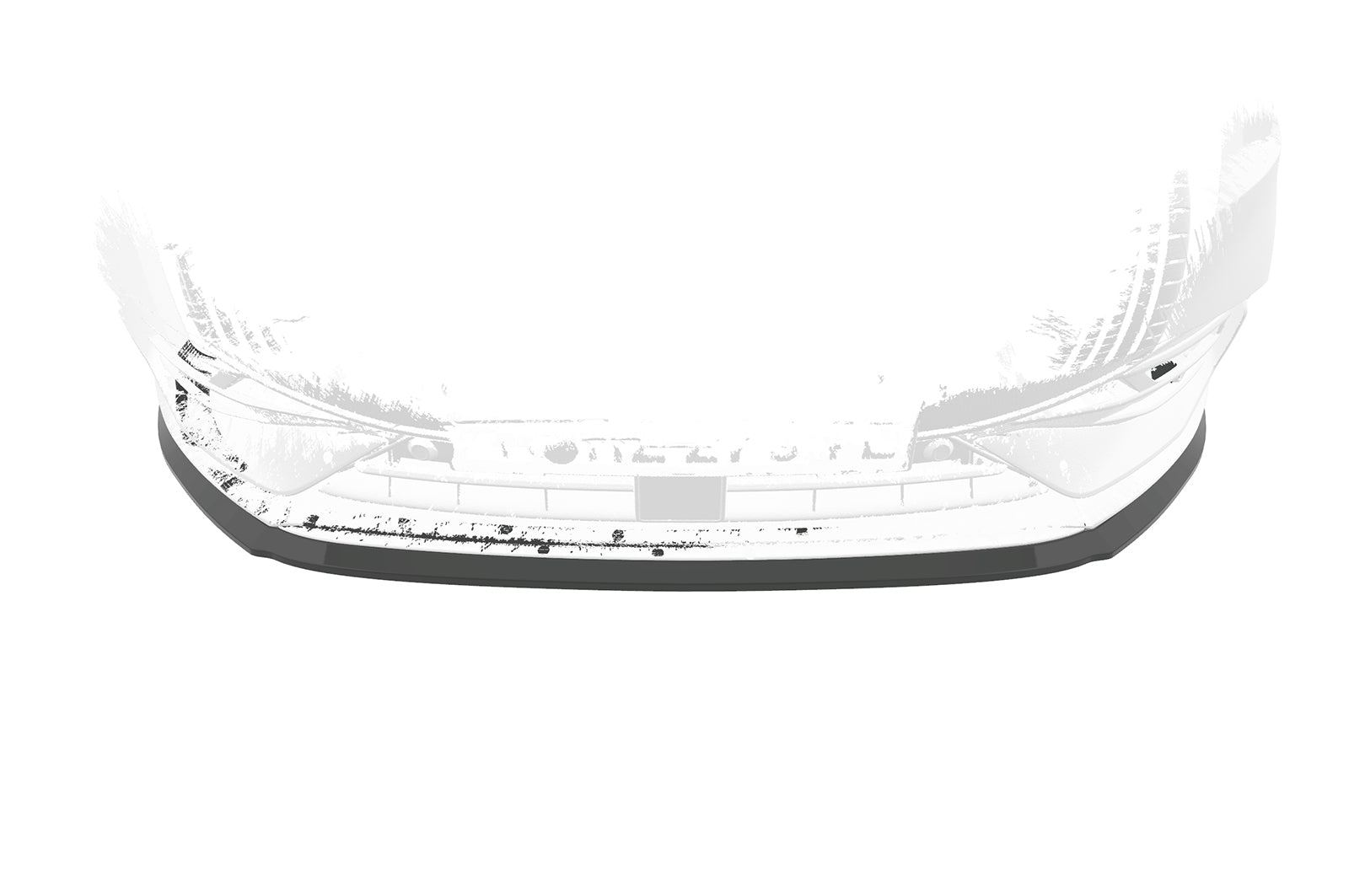 CSR Frontspoiler | Cup-Spoilerlippe mit ABE für Seat Leon 4 (Typ KL) CSL523-S Strukturiert schwarz matt (keine Lackierung erforderlich)