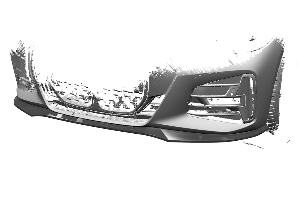 CSR Frontspoiler | Cup-Spoilerlippe mit ABE für BMW 4er (G22/G23) M-Paket und M440 CSL524-S Strukturiert schwarz matt (keine Lackierung erforderlich)