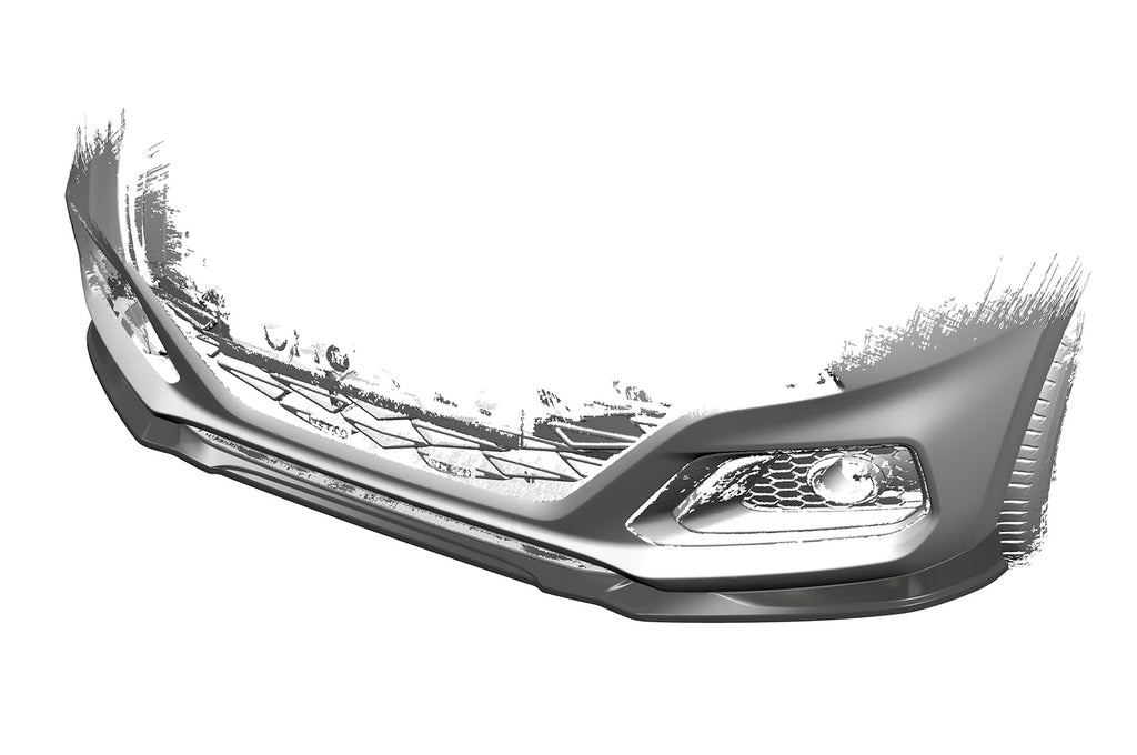 CSR Frontspoiler | Cup-Spoilerlippe mit ABE für Hyundai i10 (3. Gen) N-Line CSL525-C Carbon Look Hochglanz (keine Lackierung erforderlich)