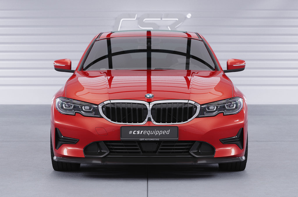 CSR Frontspoiler | Cup-Spoilerlippe mit ABE für BMW 3er (G20/G21) Limousine und Touring CSL526-S Strukturiert schwarz matt (keine Lackierung erforderlich)