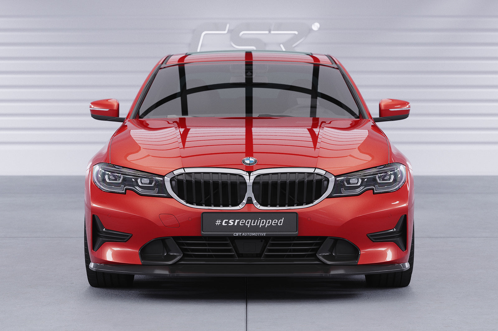 CSR Frontspoiler | Cup-Spoilerlippe mit ABE für BMW 3er (G20/G21) Limousine und Touring CSL526-S Strukturiert schwarz matt (keine Lackierung erforderlich)