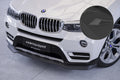 CSR Frontspoiler | Cup-Spoilerlippe mit ABE für BMW X3 (F25) LCI CSL532-S Strukturiert schwarz matt (keine Lackierung erforderlich)