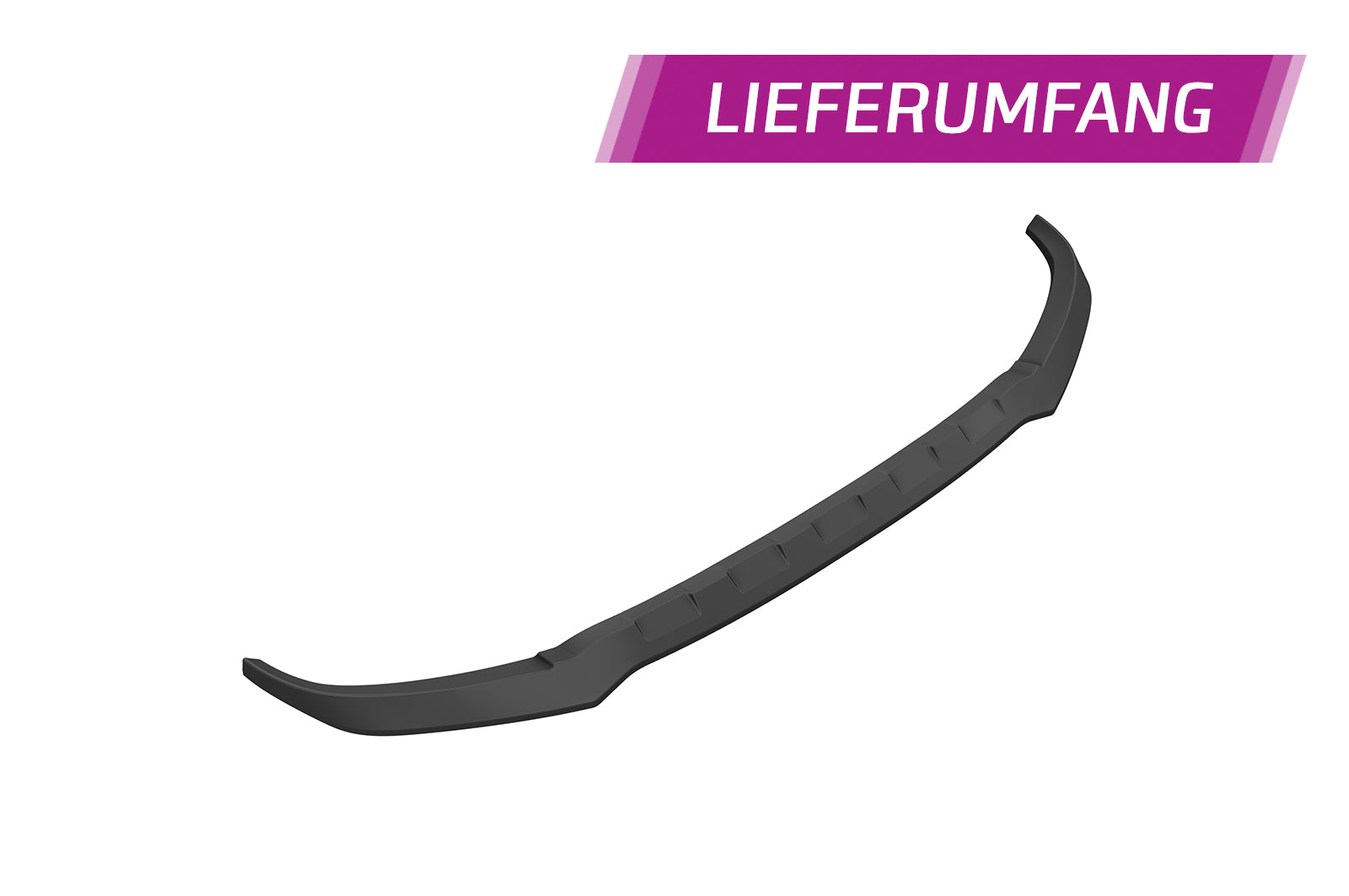 CSR Frontspoiler | Cup-Spoilerlippe mit ABE für BMW X3 (F25) LCI CSL532-C Carbon Look Hochglanz (keine Lackierung erforderlich)
