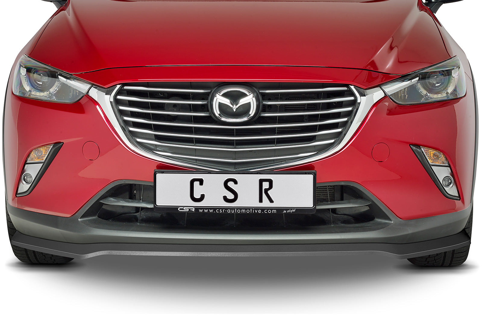 CSR Frontspoiler | Cup-Spoilerlippe mit ABE für Mazda CX3 CSL533-L Unlackiert roh (Lackierung erforderlich)