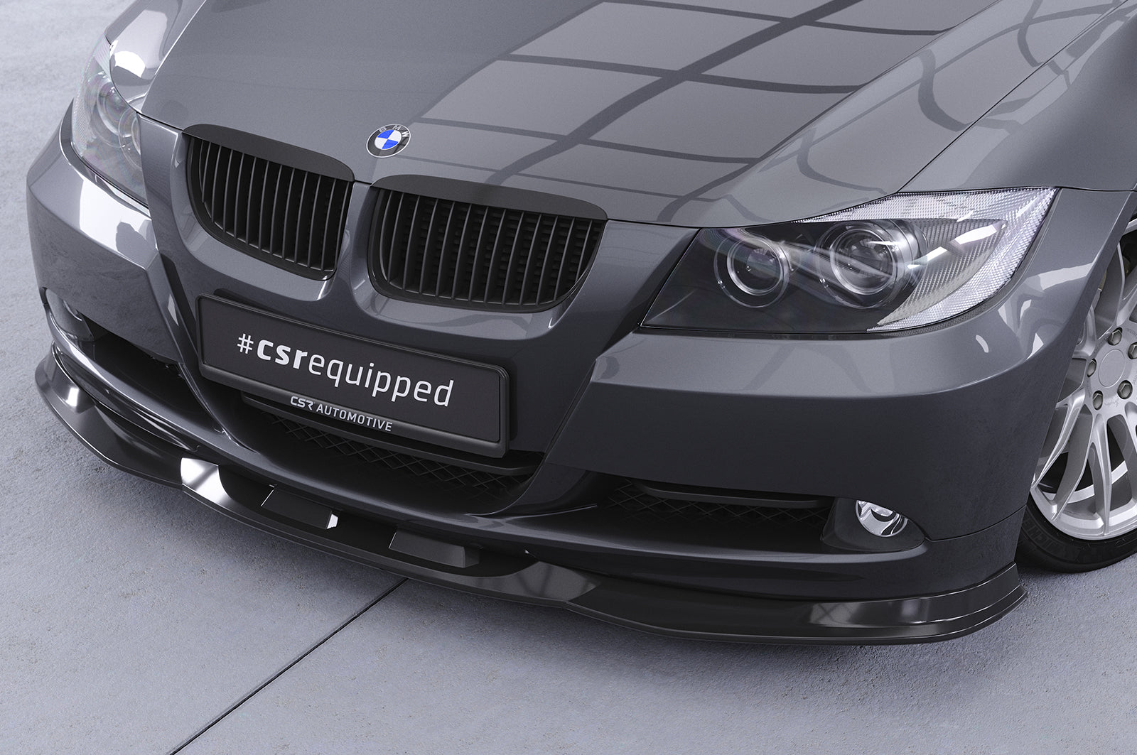 CSR Frontspoiler | Cup-Spoilerlippe mit ABE für BMW 3er (E90/E91) Limousine und Touring CSL536