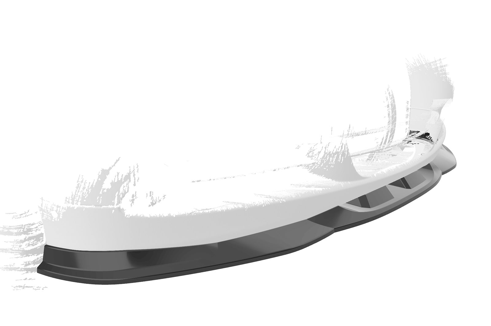 CSR Frontspoiler | Cup-Spoilerlippe mit ABE für BMW 3er (E90/E91) Limousine und Touring CSL536-G Glossy schwarz Hochglanz (keine Lackierung erforderlich)