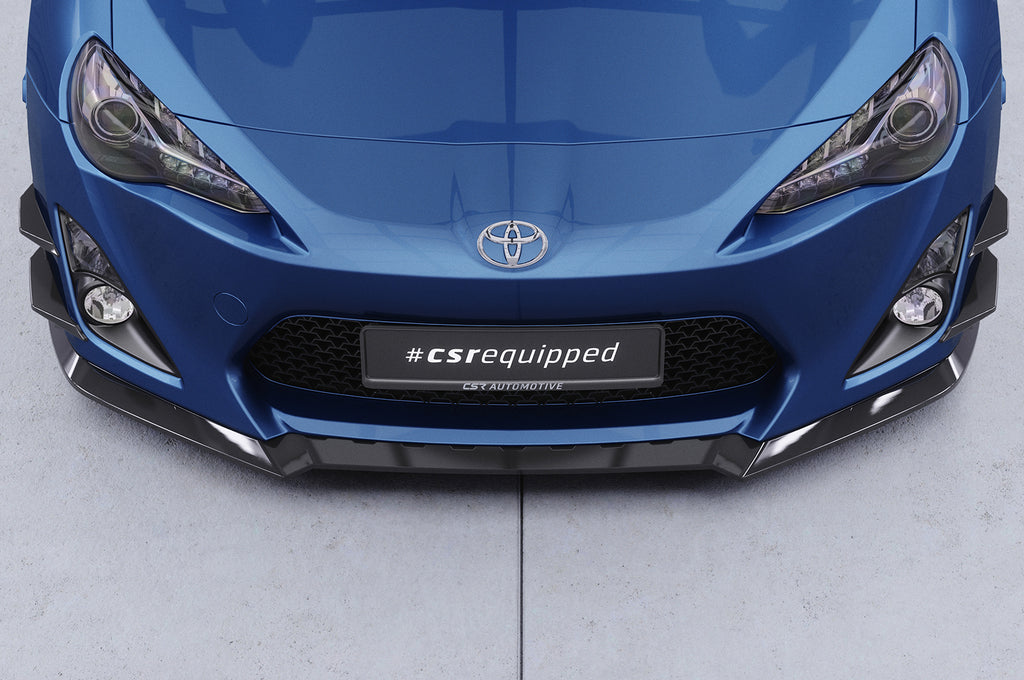 CSR Frontspoiler | Cup-Spoilerlippe mit ABE für Toyota GT86 (ZN6) CSL539-C Carbon Look Hochglanz (keine Lackierung erforderlich)