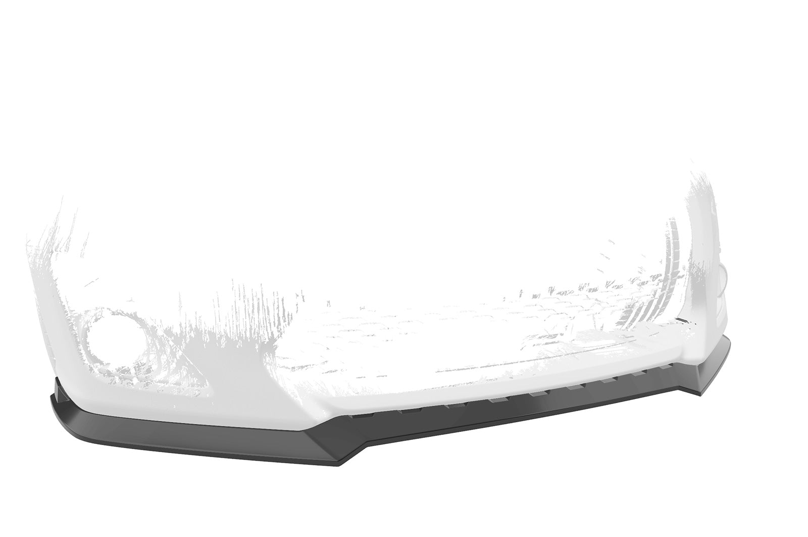 CSR Frontspoiler | Cup-Spoilerlippe mit ABE für Toyota GT86 (ZN6) CSL539-G Glossy schwarz Hochglanz (keine Lackierung erforderlich)