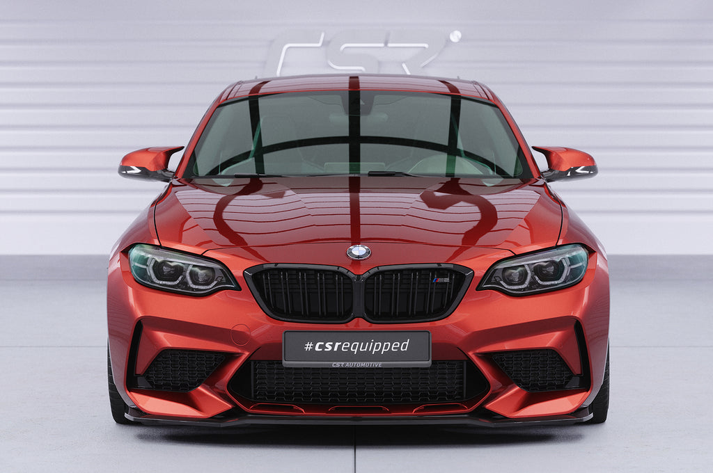 CSR Frontspoiler | Cup-Spoilerlippe mit ABE für BMW M2 Competition (F87) CSL540-L Unlackiert roh (Lackierung erforderlich)