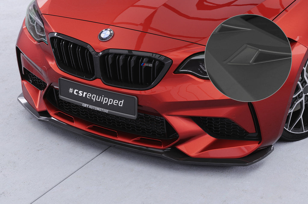 CSR Frontspoiler | Cup-Spoilerlippe mit ABE für BMW M2 Competition (F87) CSL540-L Unlackiert roh (Lackierung erforderlich)