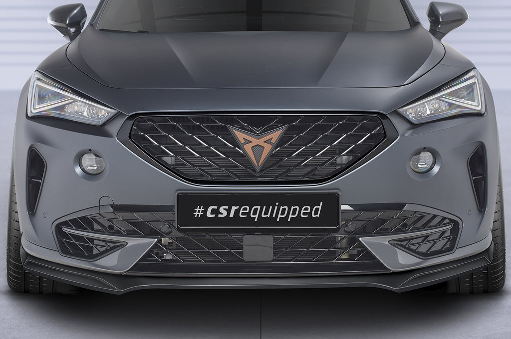 CSR Frontspoiler | Cup-Spoilerlippe mit ABE für Cupra Formentor CSL541-L Unlackiert roh (Lackierung erforderlich)