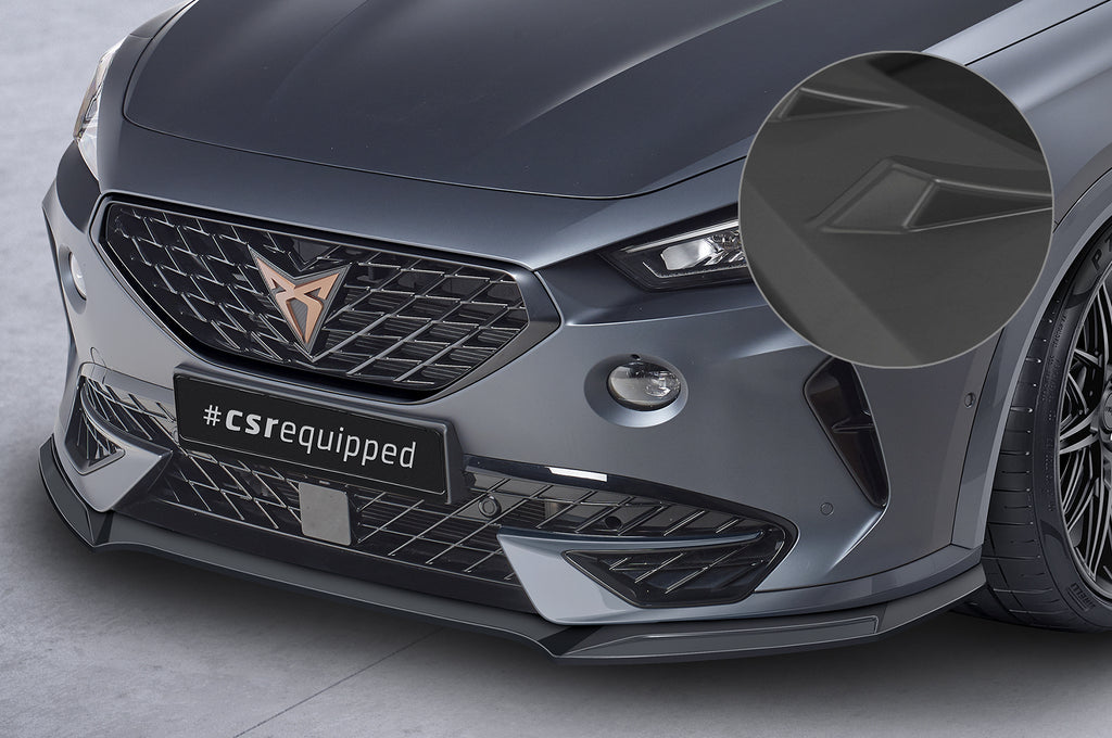 CSR Frontspoiler | Cup-Spoilerlippe mit ABE für Cupra Formentor CSL541-L Unlackiert roh (Lackierung erforderlich)