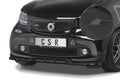 CSR Frontspoiler | Cup-Spoilerlippe mit ABE für Smart fortwo 453 Brabus CSL542-S strukturiert schwarz matt (keine Lackierung erforderlich)