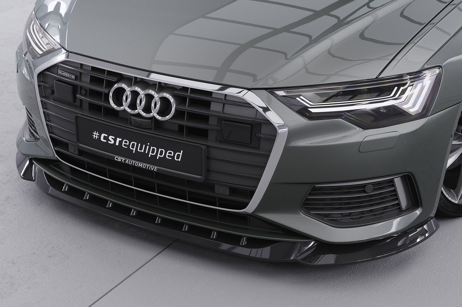 CSR Frontspoiler | Cup-Spoilerlippe mit ABE für Audi A6 C8 (Typ 4K/F2) CSL543