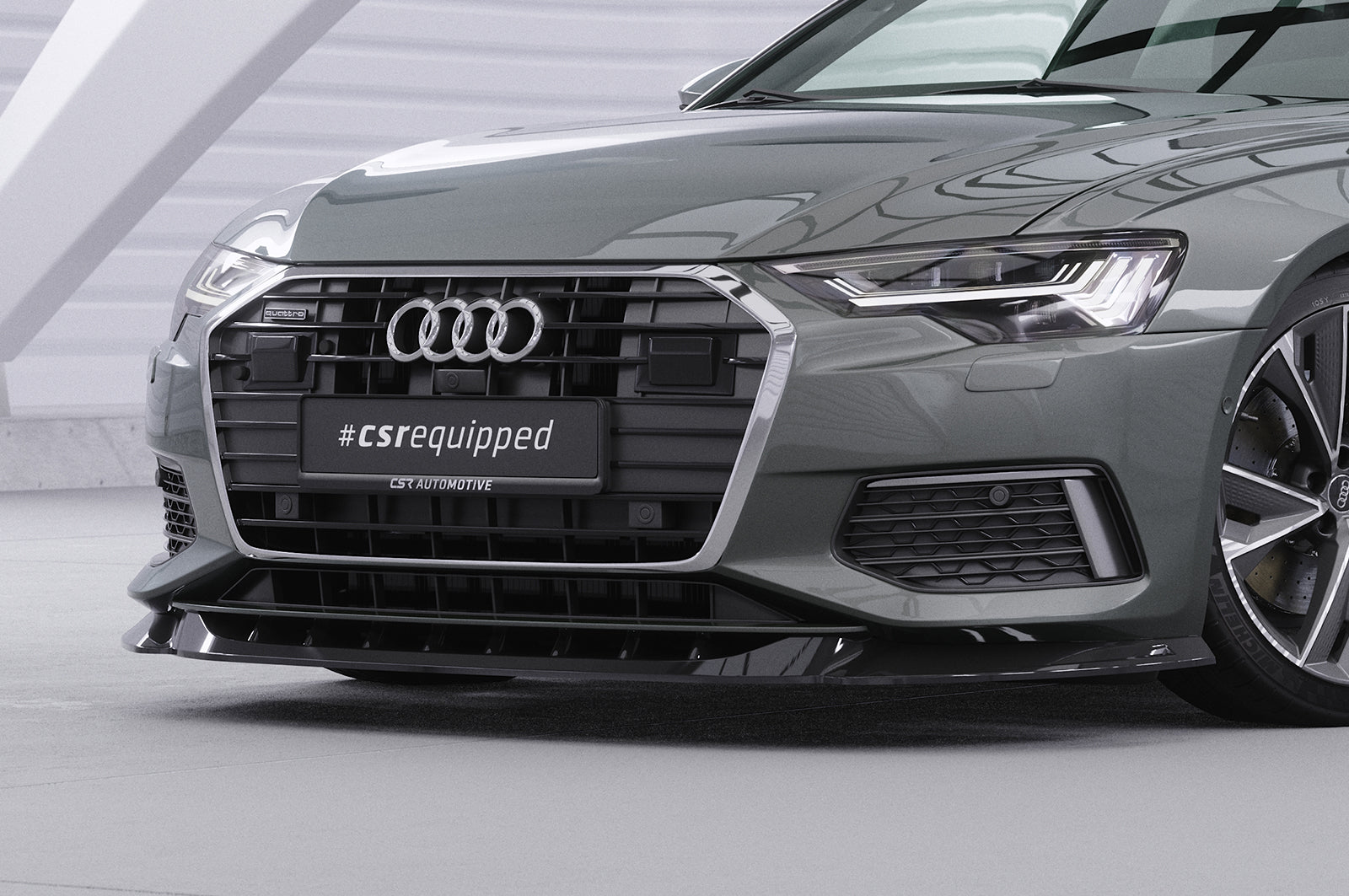 CSR Frontspoiler | Cup-Spoilerlippe mit ABE für Audi A6 C8 (Typ 4K/F2) CSL543